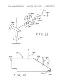 Medical robotic arm that is attached to an operating table diagram and image