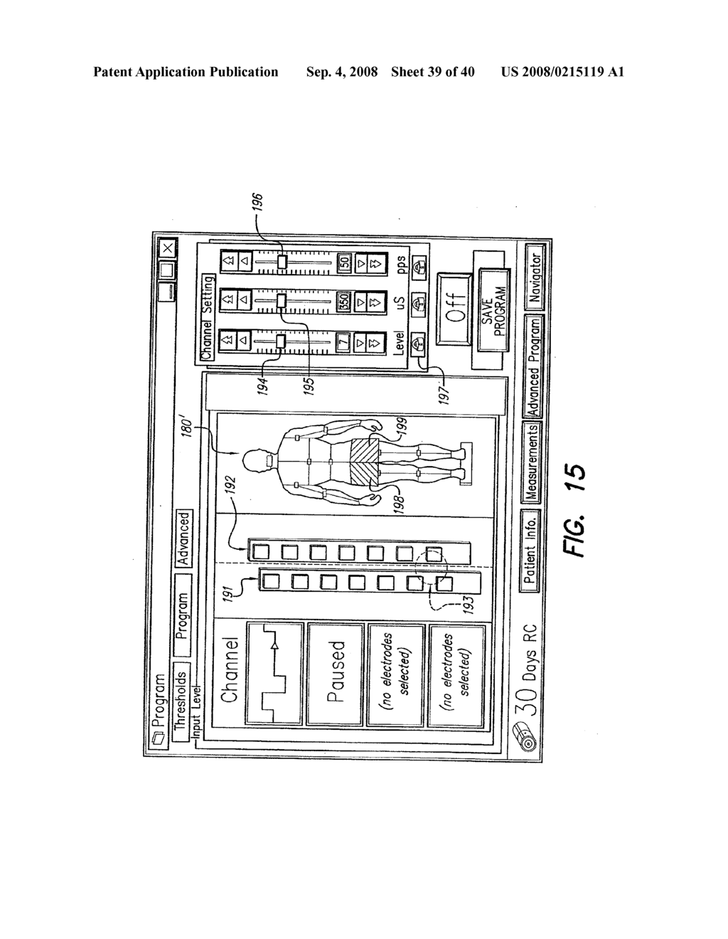 SYSTEM AND METHOD FOR DISPLAYING STIMULATION FIELD GENERATED BY ELECTRODE ARRAY - diagram, schematic, and image 40