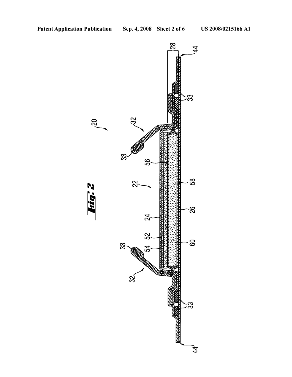 Process For Producing Sandwich Structures With Particulate Material Pattern - diagram, schematic, and image 03