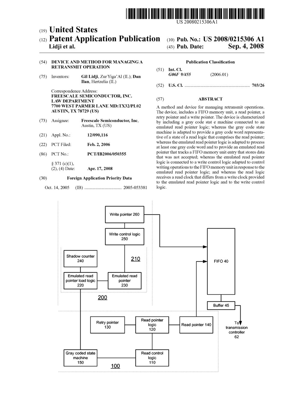 Device and Method for Managing a Retransmit Operation - diagram, schematic, and image 01