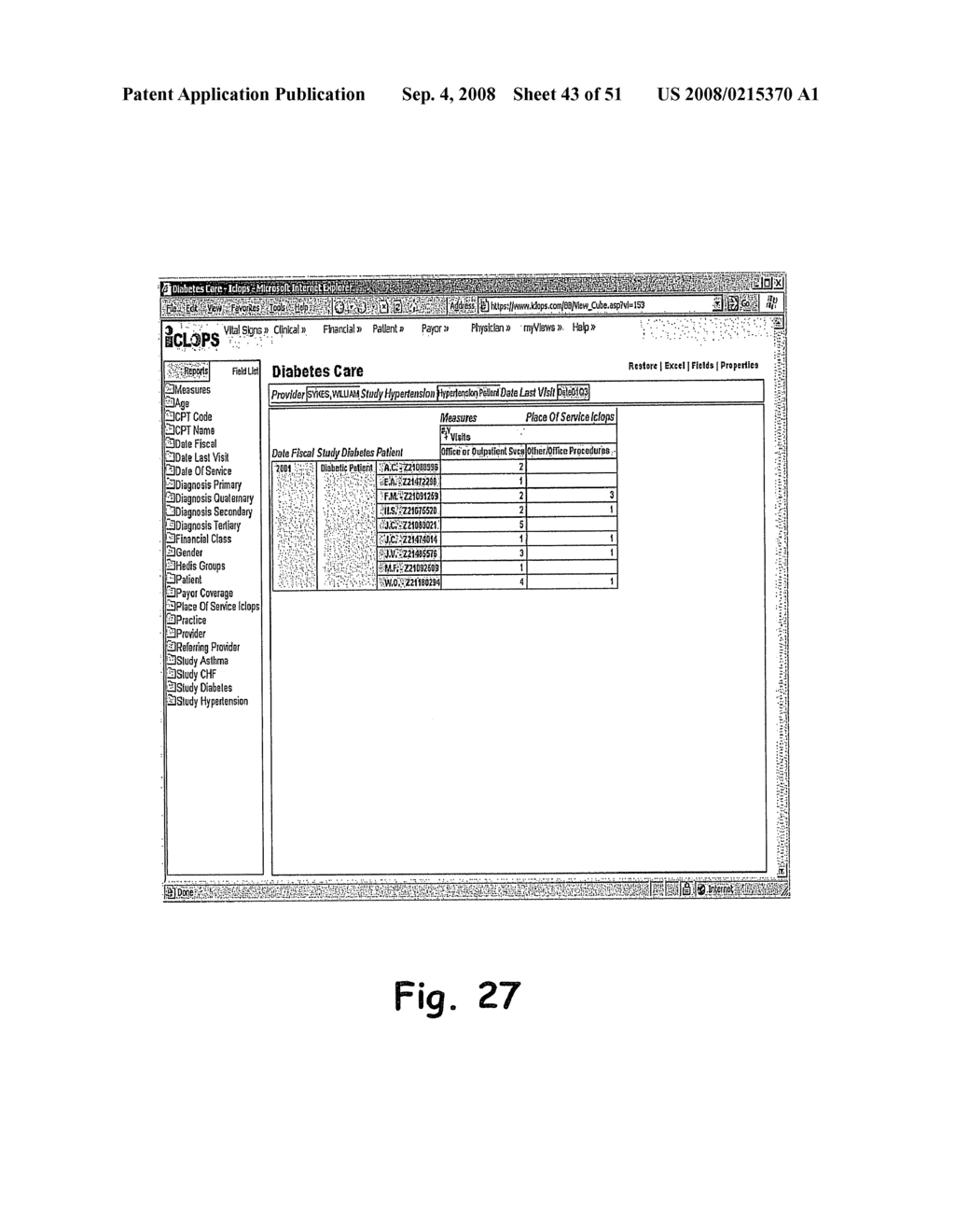 System and Method for Providing Remote Users with Reports and Analyses Based on User Data and Adaptable Reporting with the Ability to Alter, Modify or Augment Such Reports and Analyses through Web-Based Technology - diagram, schematic, and image 44