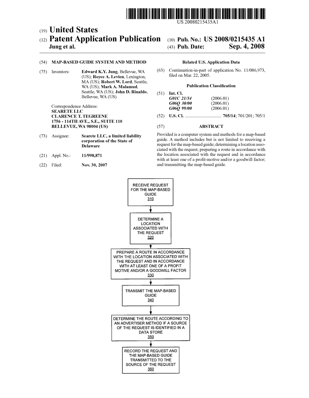 Map-based guide system and method - diagram, schematic, and image 01