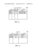 Data file management and search method and system based on file attributes diagram and image