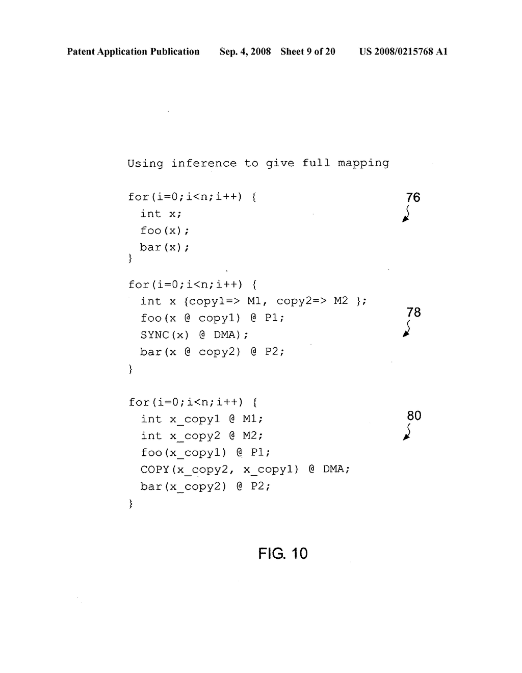 Variable coherency support when mapping a computer program to a data processing apparatus - diagram, schematic, and image 10