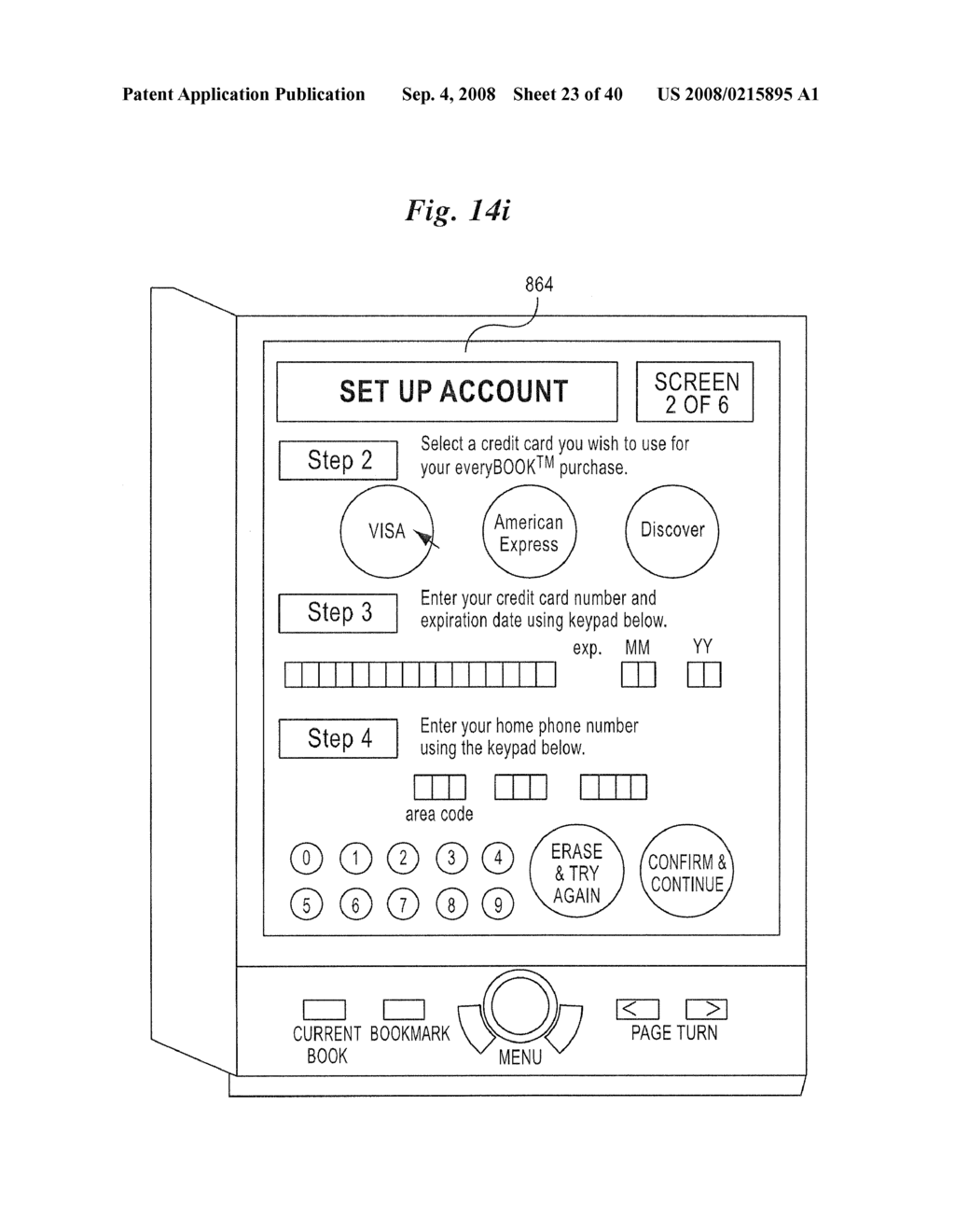 Electronic book secure communication with home subsystem - diagram, schematic, and image 24