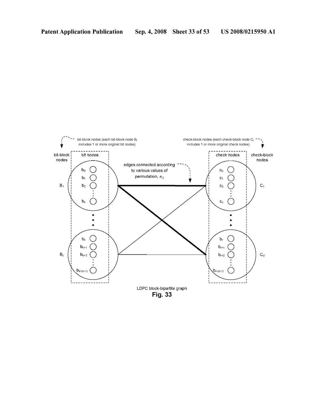 LDPC (Low Density Parity Check) coded signal decoding using parallel and simultaneous bit node and check node processing - diagram, schematic, and image 34