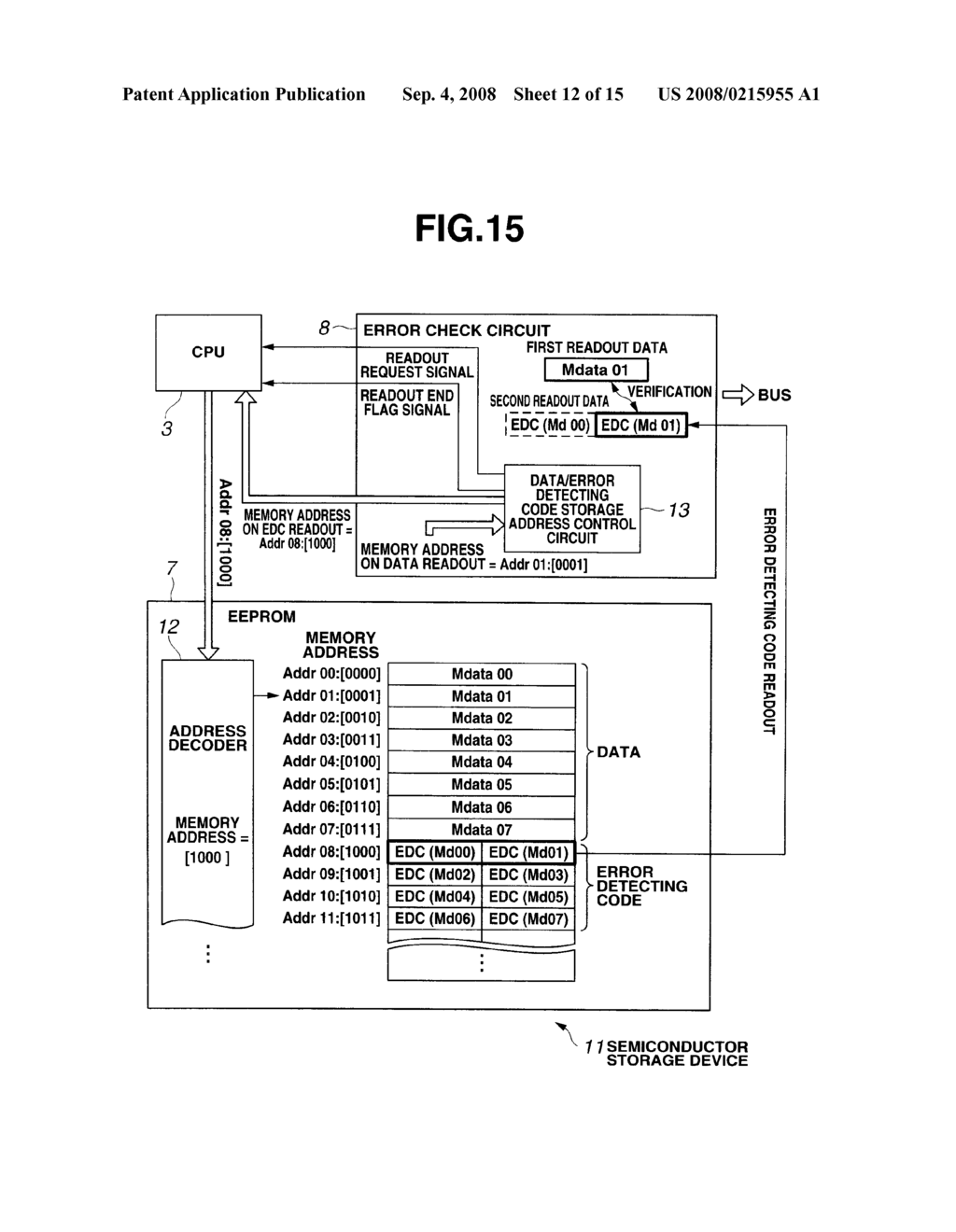 SEMICONDUCTOR STORAGE DEVICE - diagram, schematic, and image 13