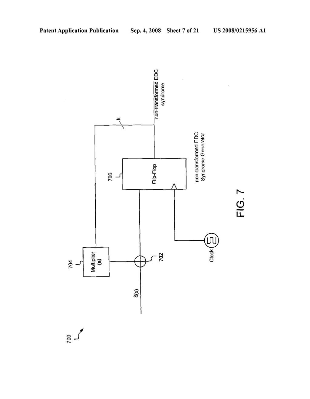 COMPUTING AN ERROR DETECTION CODE SYNDROME BASED ON A CORRECTION PATTERN - diagram, schematic, and image 08