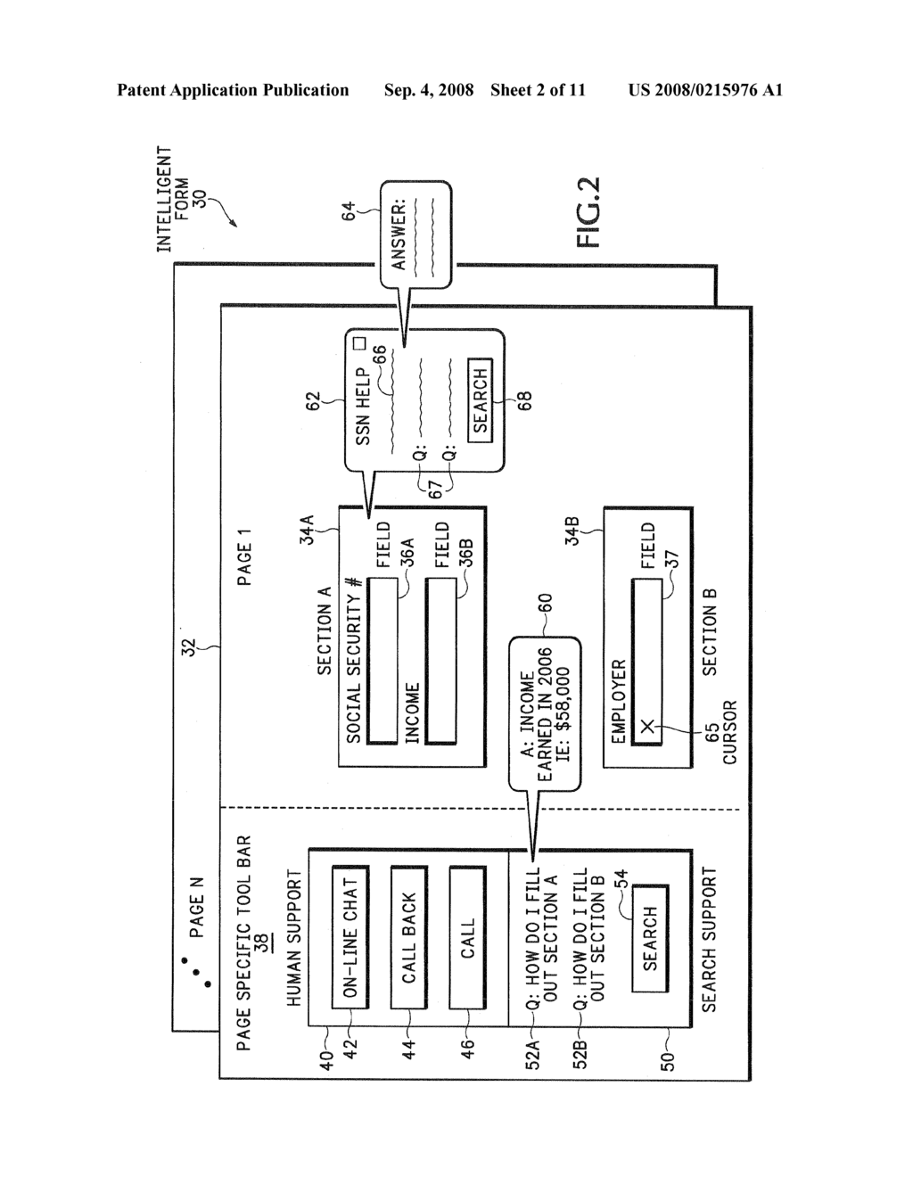 AUTOMATED SUPPORT SCHEME FOR ELECTRONIC FORMS - diagram, schematic, and image 03