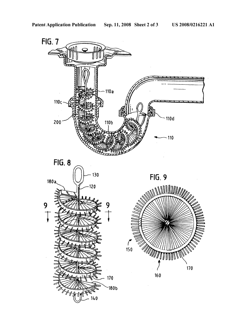 Disposable drain filter - diagram, schematic, and image 03