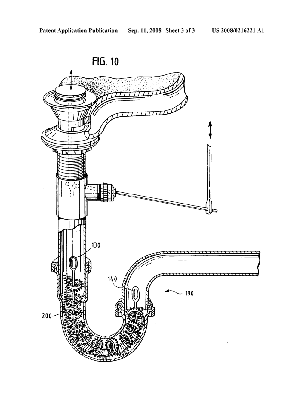 Disposable drain filter - diagram, schematic, and image 04