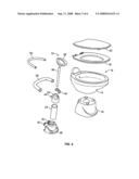 PUMP ASSEMBLY FOR A FLUSH TOILET WITH MODE SELECTOR diagram and image