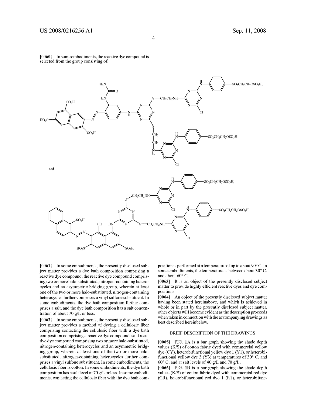 Heterobifunctional reactive dyes comprising a cysteamine linking group - diagram, schematic, and image 07