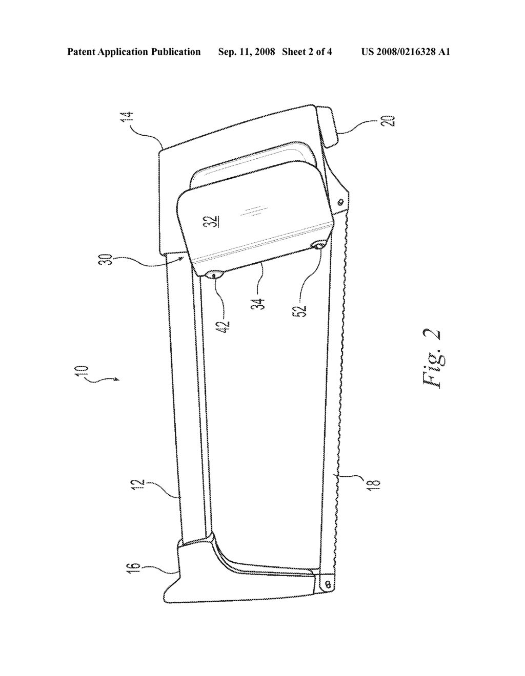 HAND GUARD FOR USE WITH SAWS - diagram, schematic, and image 03