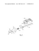 Ergonomic razor and blade assembly and device for storing and dispensing blade assemblies diagram and image