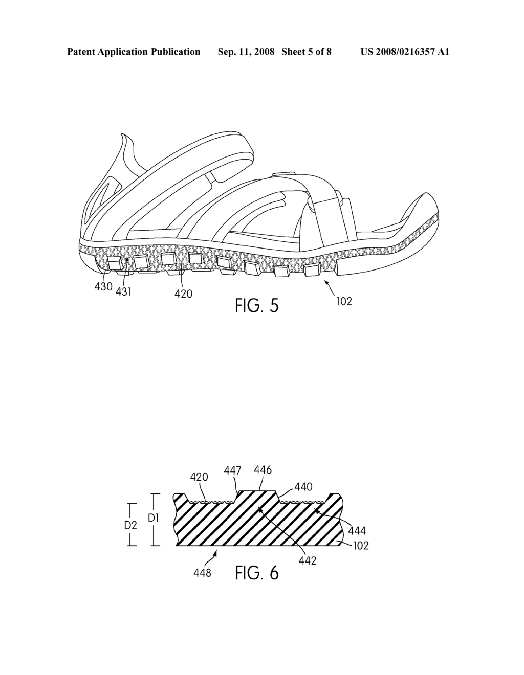 Article of Footwear with Mesh on Outsole and Insert - diagram, schematic, and image 06