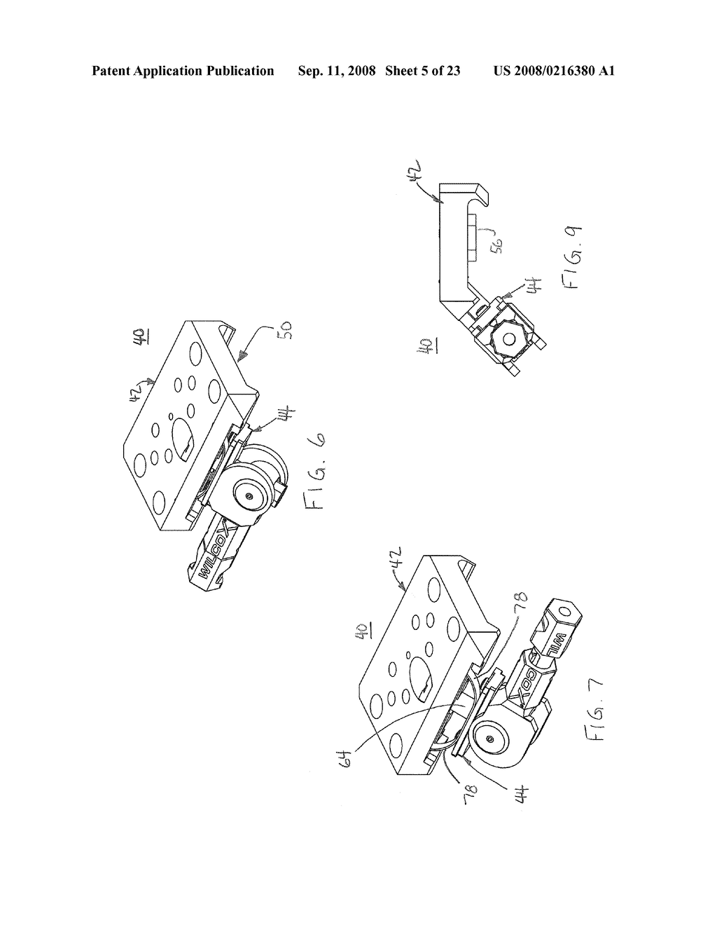 Three-Point Clamp for Firearm Mounting Rail - diagram, schematic, and image 06