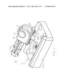 Three-Point Clamp for Firearm Mounting Rail diagram and image