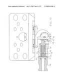 Three-Point Clamp for Firearm Mounting Rail diagram and image