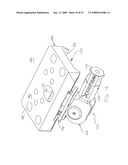 Three-Point Clamp for Firearm Mounting Rail diagram and image