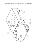 Three-Point Clamp for Firearm Mounting Rail diagram and image