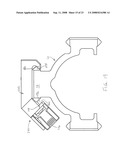 Three-Point Clamp for Firearm Mounting Rail diagram and image