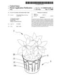 Plant culture container structure diagram and image