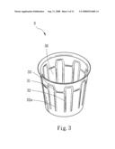 Plant culture container structure diagram and image