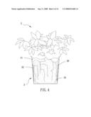 Plant culture container structure diagram and image