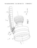 Engine Assembly for Aircraft Comprising an Engine as Well as a Device for Locking Said Engine diagram and image