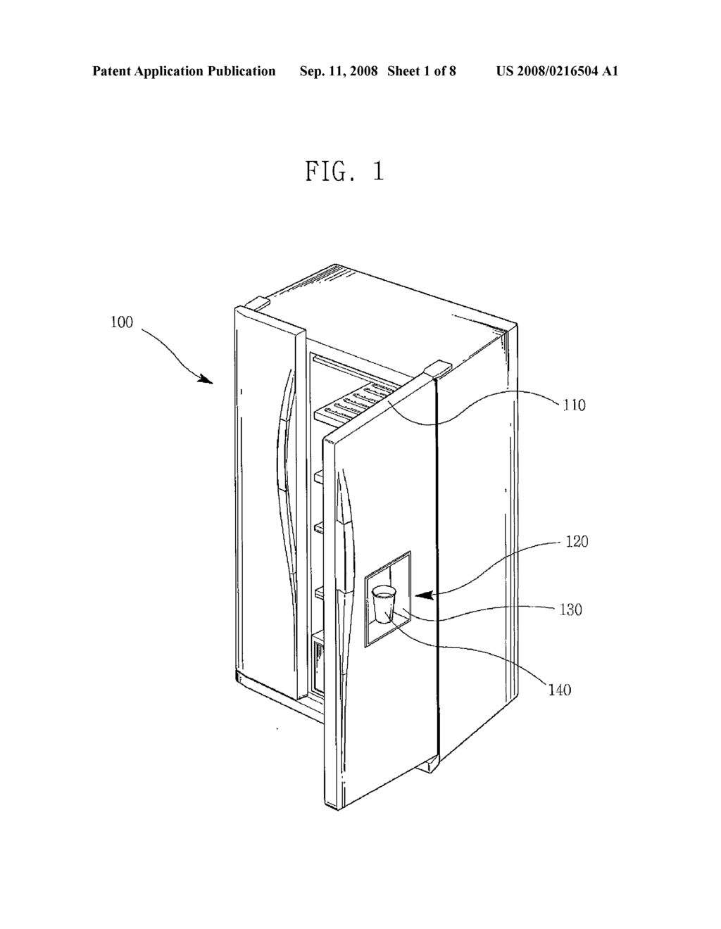 AUTOMATIC LIQUID DISPENSER AND REFRIGERATOR WITH THE SAME - diagram, schematic, and image 02