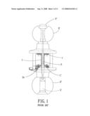 DOOR LOCK ASSEMBLY HAVING A PRESS BUTTON IN AN INNER HANDLE diagram and image