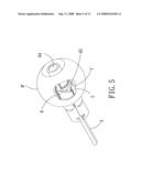 DOOR LOCK ASSEMBLY HAVING A PRESS BUTTON IN AN INNER HANDLE diagram and image