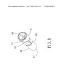 DOOR LOCK ASSEMBLY HAVING A PRESS BUTTON IN AN INNER HANDLE diagram and image