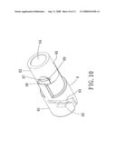 DOOR LOCK ASSEMBLY HAVING A PRESS BUTTON IN AN INNER HANDLE diagram and image