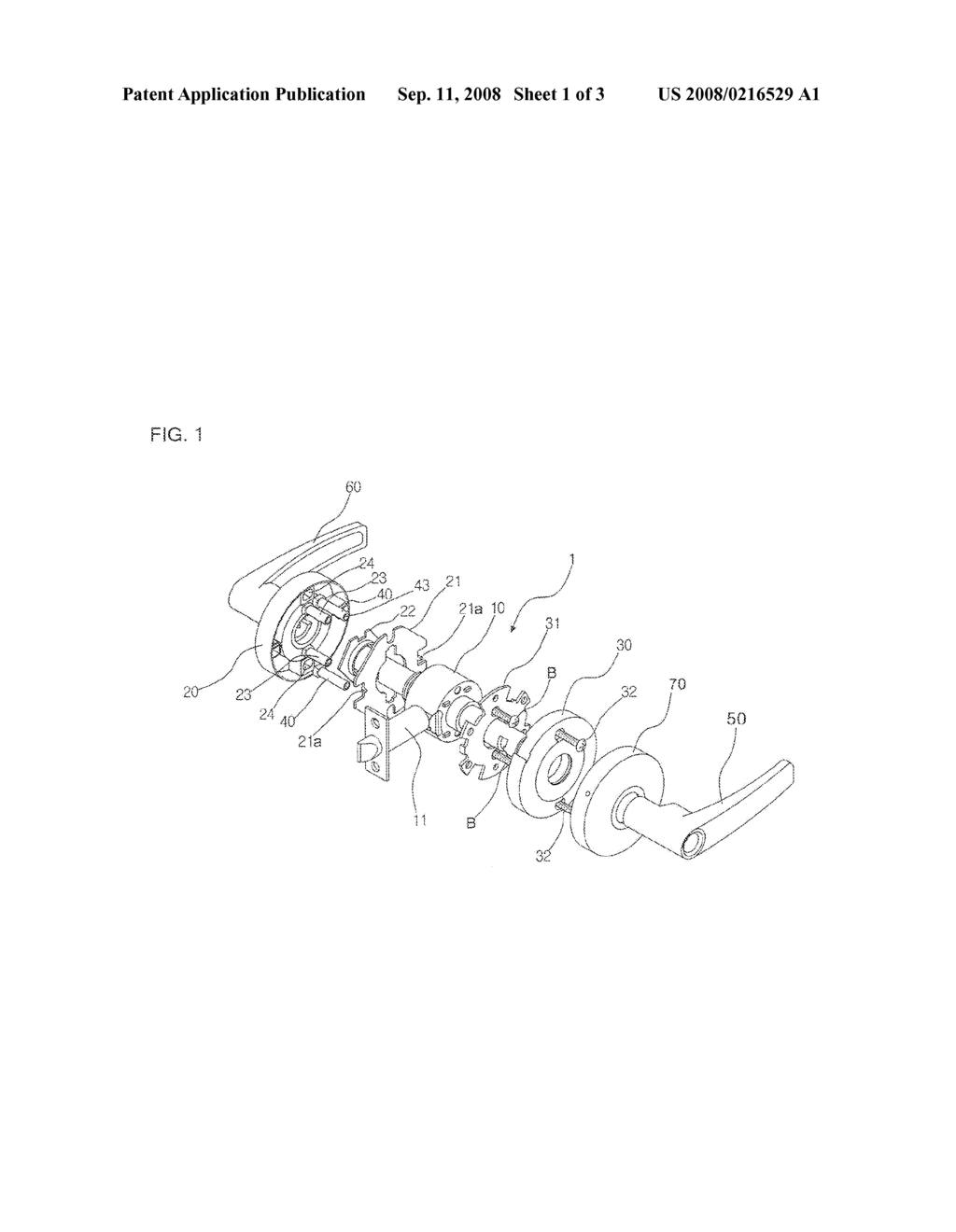 CONVERTIBLE DOOR LOCK DEVICE - diagram, schematic, and image 02