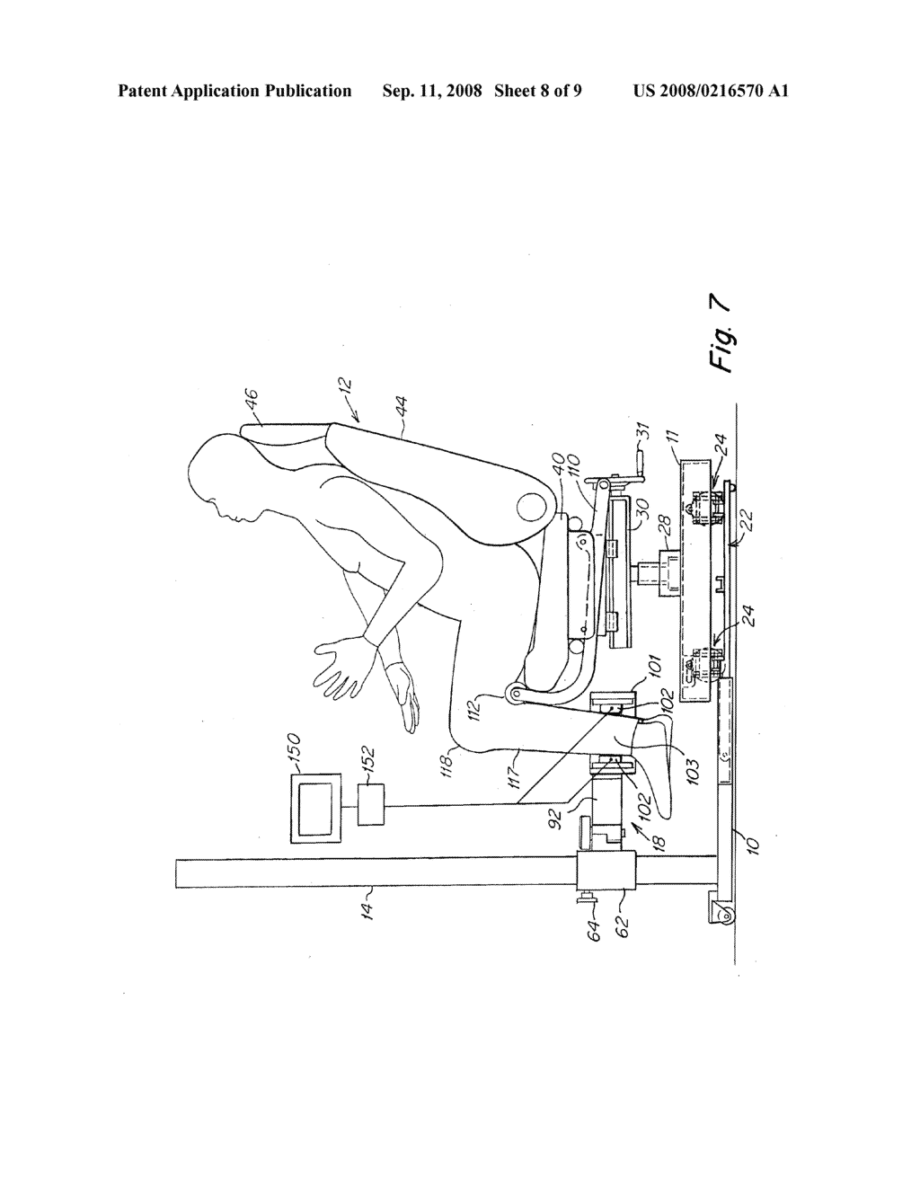 Isometric Strength testing apparatus - diagram, schematic, and image 09