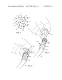 REMOVABLE THUMB SOCKET FOR LOOSENING AND TIGHTENING COAXIAL CABLE NUT diagram and image