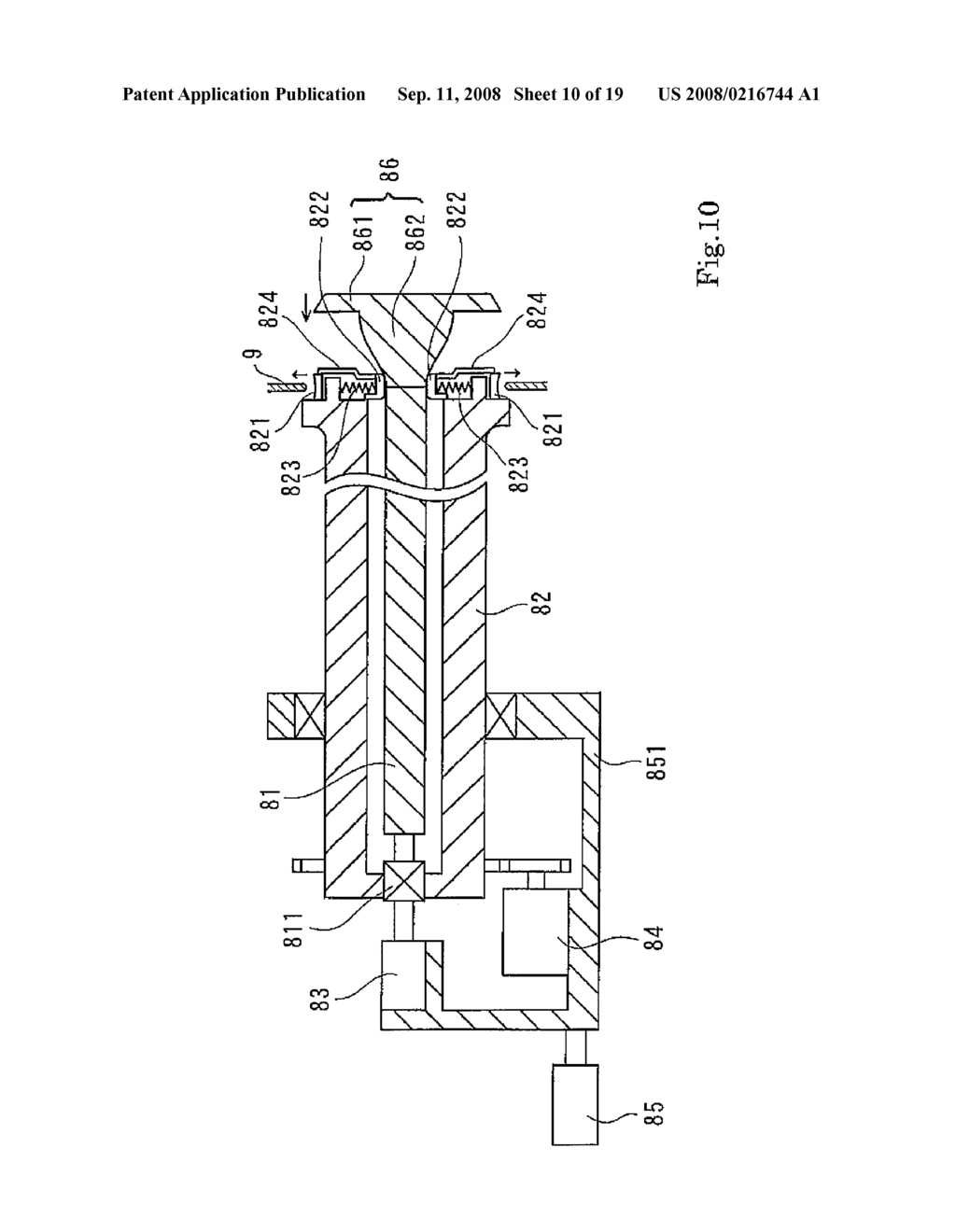 Apparatus for Manufacturing Magnetic Recording Disk, and In-Line Type Substrate Processing Apparatus - diagram, schematic, and image 11