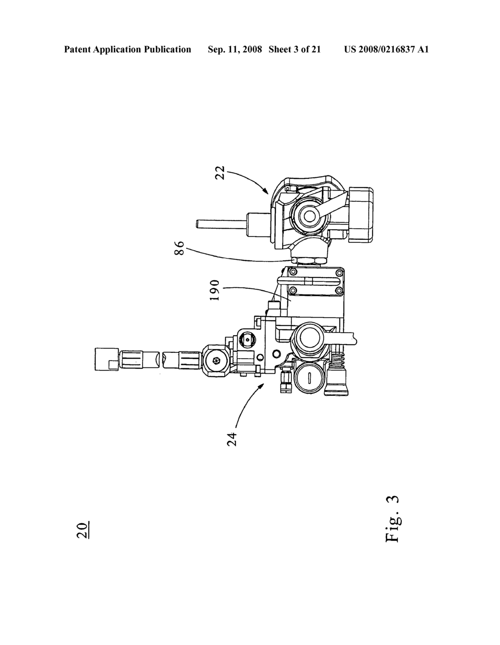 QUICK CONNECT PRESSURE REDUCER/CYLINDER VALVE FOR SELF CONTAINED BREATHING APPARATUS - diagram, schematic, and image 04