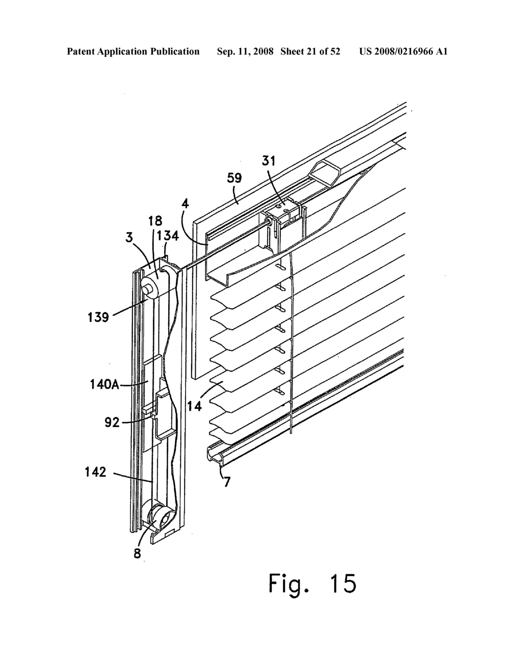 Manually Operated Venetian Blind and Method of Darkening a Room - diagram, schematic, and image 22