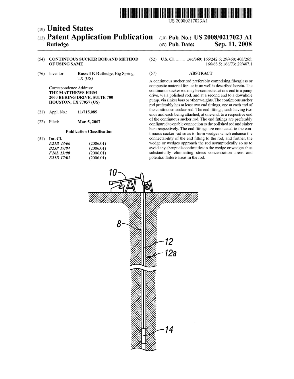 Continuous sucker rod and method of using same - diagram, schematic, and image 01