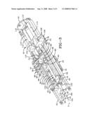 Auger boring machine with two-stage guidance control system diagram and image