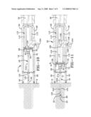 Auger boring machine with two-stage guidance control system diagram and image