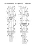 Auger boring machine with two-stage guidance control system diagram and image