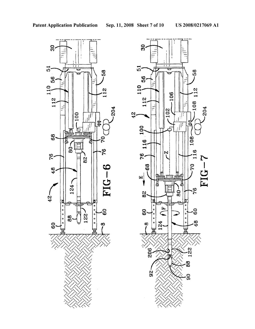 Auger boring machine with included pilot tube steering mechanism - diagram, schematic, and image 08