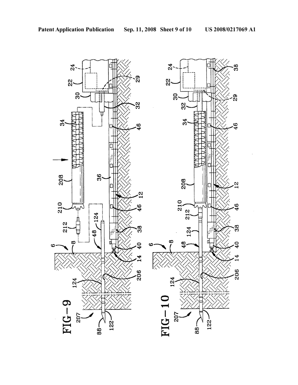 Auger boring machine with included pilot tube steering mechanism - diagram, schematic, and image 10