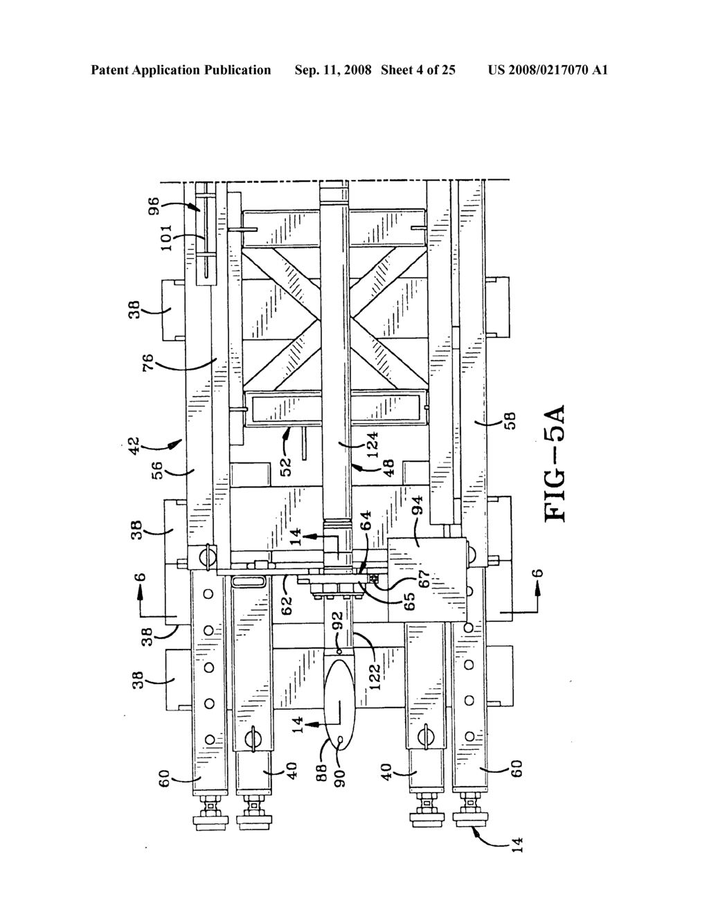 Method and apparatus for providing a continuous stroke auger boring machine - diagram, schematic, and image 05