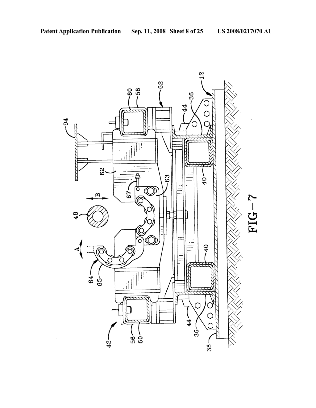 Method and apparatus for providing a continuous stroke auger boring machine - diagram, schematic, and image 09