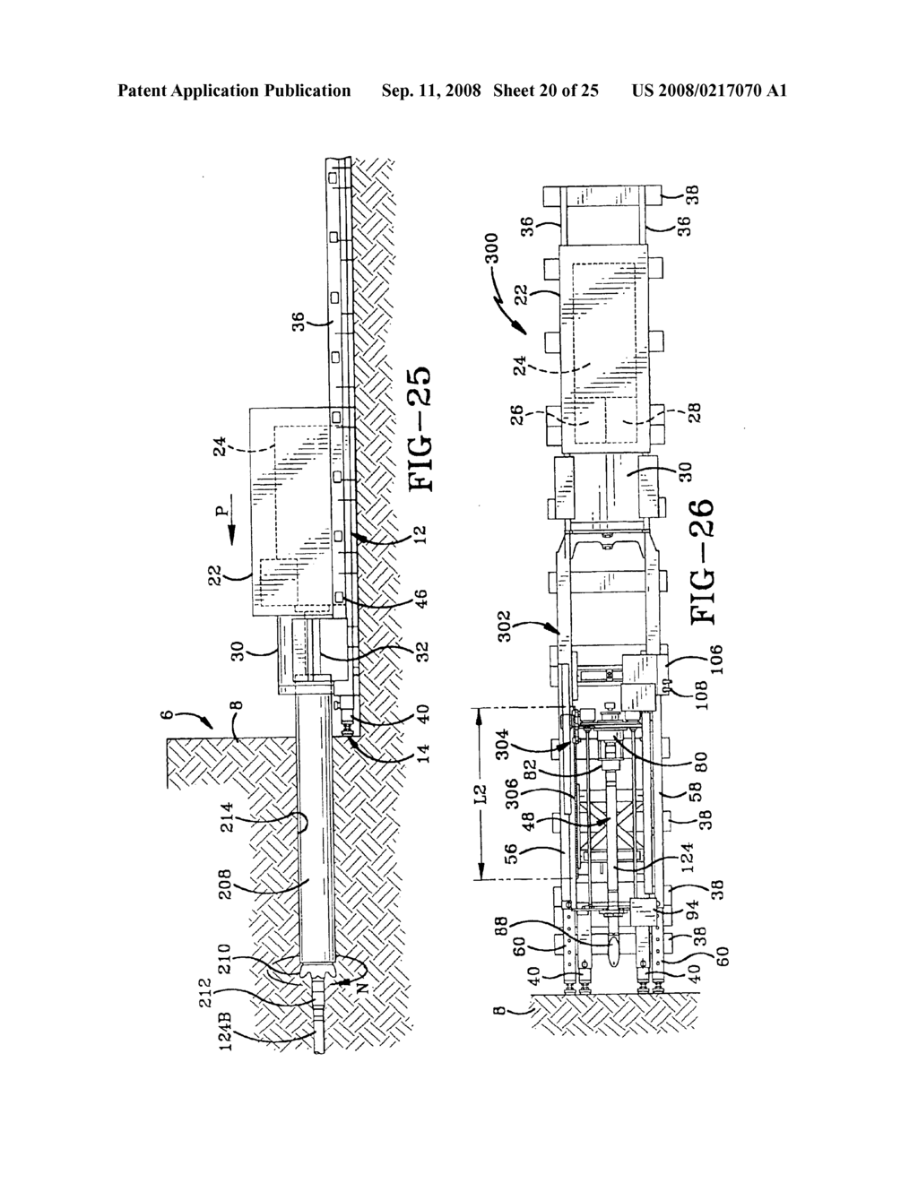 Method and apparatus for providing a continuous stroke auger boring machine - diagram, schematic, and image 21